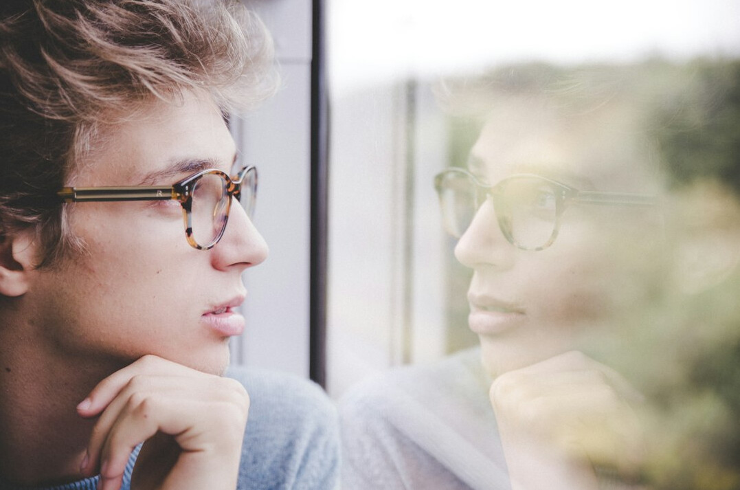 man reflecting on personal growth
