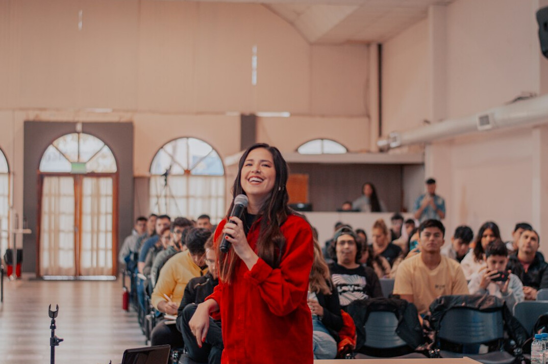 woman leading workshop